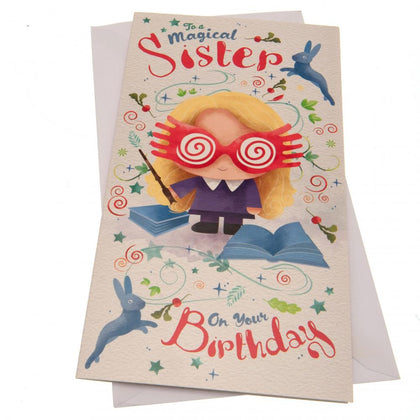 Harry Potter Sister Birthday Card Image 1