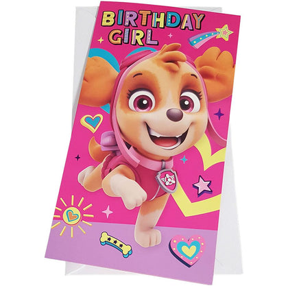 Paw Patrol Girl Birthday Card Image 1