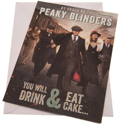 Peaky Blinders Eat Cake Birthday Card Image 1