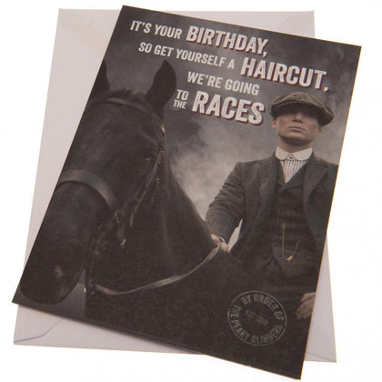 Peaky Blinders Races Birthday Card Image 1