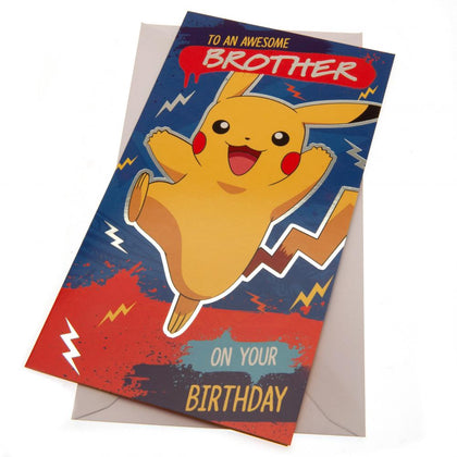 Pokemon Brother Birthday Card Image 1