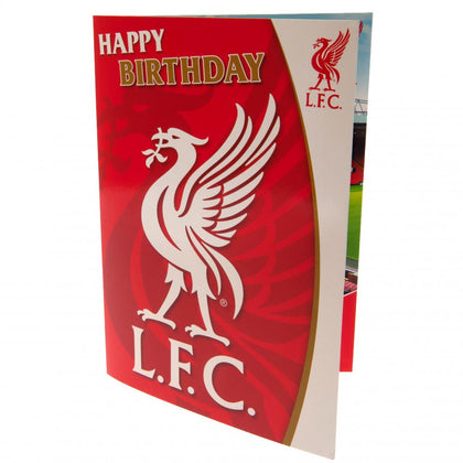 Liverpool FC Musical Birthday Card Image 1