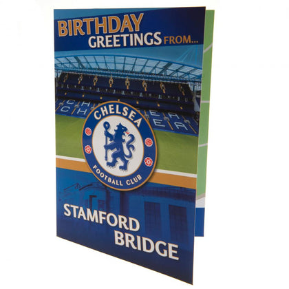 Chelsea FC Pop-Up Birthday Card Image 1