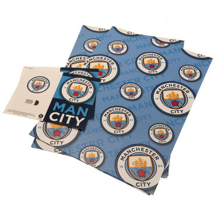Manchester City FC Gift Wrap Image 1