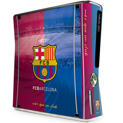 FC Barcelona Xbox 360 Slim Console Skin Image 1