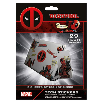 Deadpool Tech Stickers Image 1