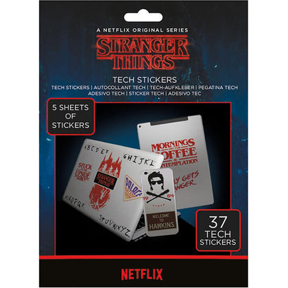 Stranger Things Tech Stickers Image 1