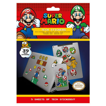 Super Mario Tech Stickers Image 1