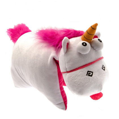 Despicable Me Fluffy Unicorn Folding Cushion Image 1