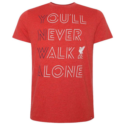 Liverpool FC Mens Red YNWA T-Shirt Image 1