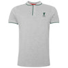 Liverpool FC Mens Grey Birdseye Polo Image 1
