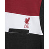 Liverpool FC Mens Charcoal Colour Block Polo Image 3