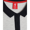 Liverpool FC Mens Navy Colour Block Polo Image 2