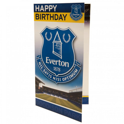 Everton FC Birthday Card Image 1