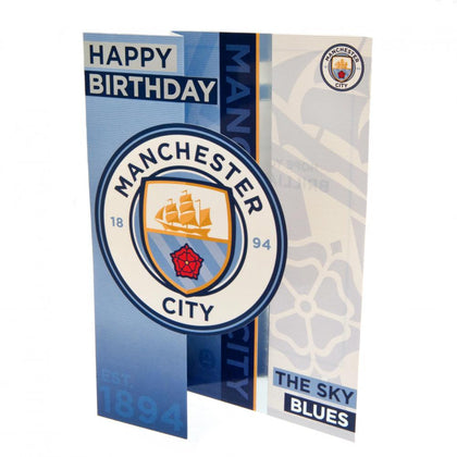 Manchester City FC Birthday Card Image 1