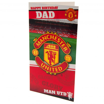 Manchester United FC Dad Birthday Card Image 1