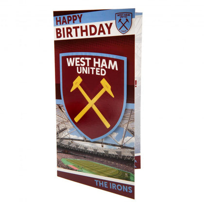 West Ham United FC Birthday Card Image 1