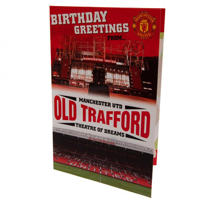 Manchester United FC Pop-Up Birthday Card Image 1
