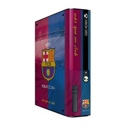 FC Barcelona Xbox 360 E GO Console Skin Image 1